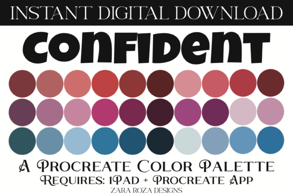 Confident Procreate Color Palette: Elevate Your Digital Art Instantly