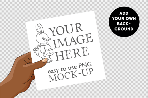 Elevate Your Creative Brand with the Square Page Card Frame Poster Mockup