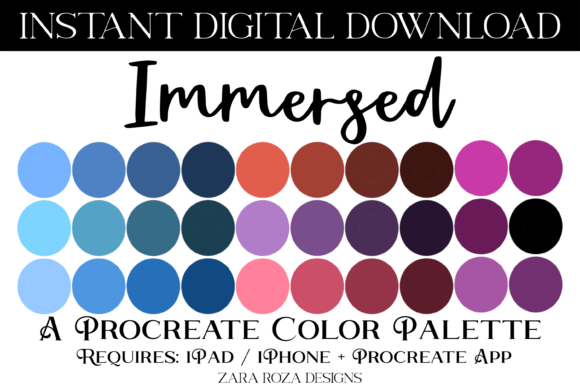 Immersed Procreate Color Palette: A Comprehensive Guide for Digital Artists and Planners