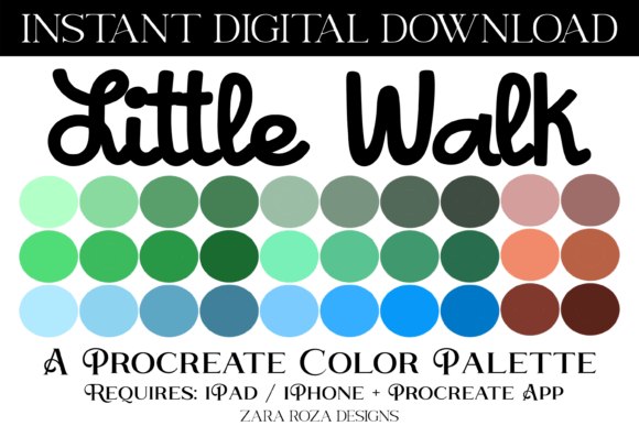 Little Walk Procreate Color Palette: A Practical Guide for Digital Artists