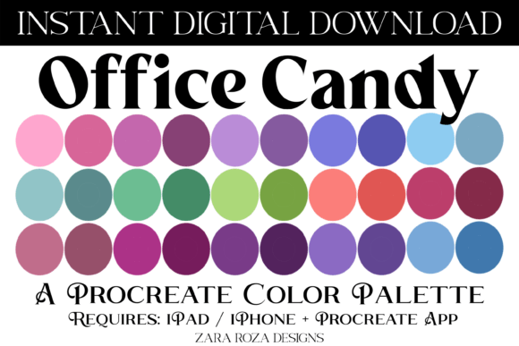 Office Candy Procreate Color Palette: A Practical Evaluation for Digital Artists
