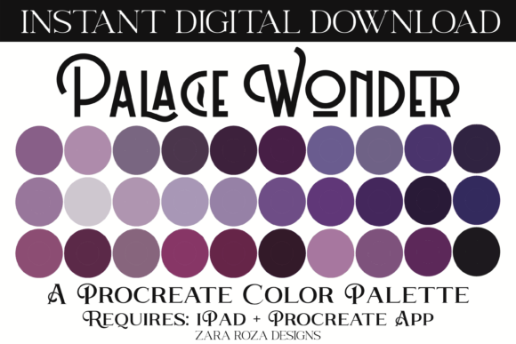 Palace Wonder Procreate Color Palette