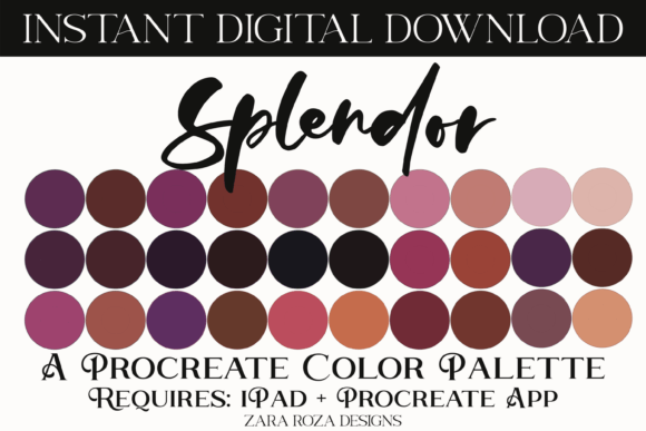Splendor Procreate Color Palette: A Practical Evaluation