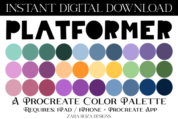 Unlocking Creative Potential with the Platformer Procreate Color Palette
