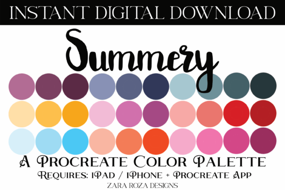 Unlocking Creativity: A Comprehensive Guide to the Summery Procreate Color Palette