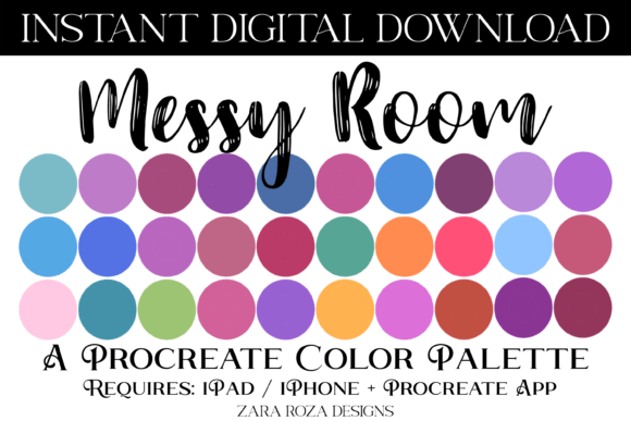 Unlocking Creativity with the Messy Room Procreate Color Palette: A Comprehensive Guide
