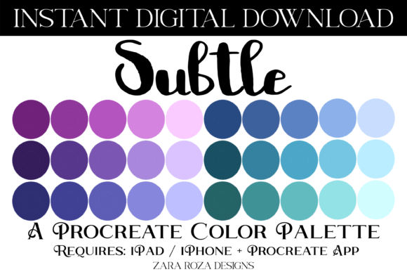 Unlocking Creativity with the Subtle Procreate Color Palette: Your Essential Guide